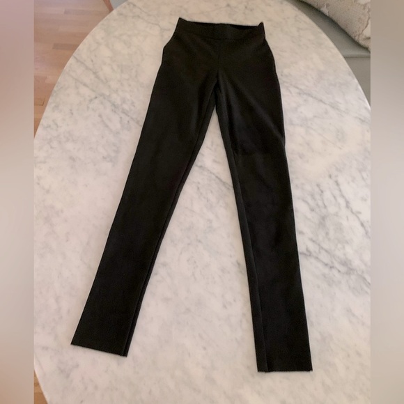 NWT Wolford black velour|ultra suede leggings size 2 - Picture 2 of 6